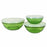 Set of bowls Duralex   Green With lid 3 Pieces (4 Units)