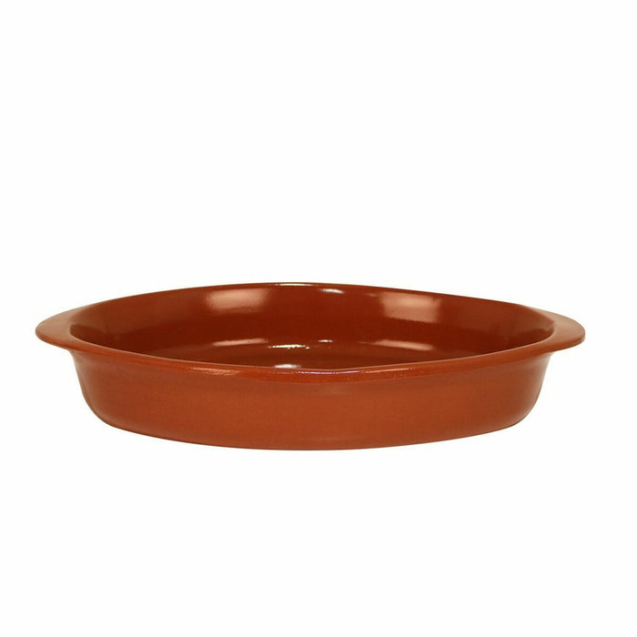 Serving Platter Azofra Baked clay Oval 44 x 26 x 7 cm (4 Units)