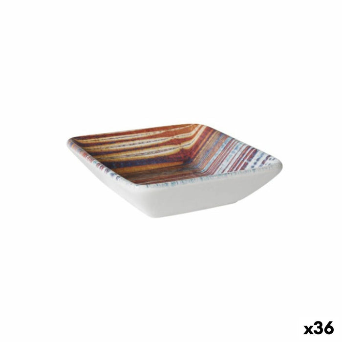 Bowl La Mediterránea Boreal Aperitif Squared 12,2, x 12,2 x 3,5 cm (36 Units)