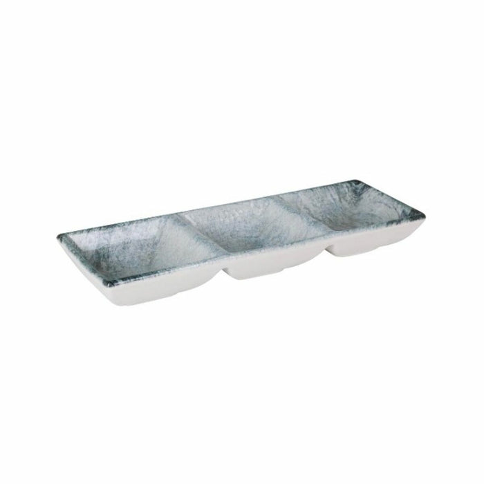 Snack tray La Mediterránea Dalian 3 Compartments 26 x 8,5 x 3,3 cm (24 Units)