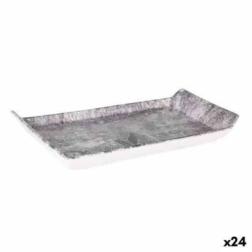 Serving Platter La Mediterránea Stonehenge Rectangular 29 x 14 x 3,7 cm (24 Units)