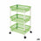 Vegetable trolley Tontarelli Mito 3 Plastic Green 40 x 29 x 62 cm (12 Units)