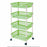 Vegetable trolley Tontarelli Mito 4 Green 40 x 29 x 18 cm (12 Units)