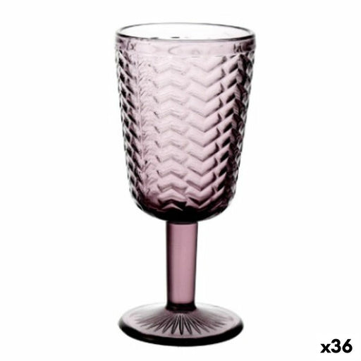Wineglass La Mediterránea Spica 320 ml Plum 36 Units
