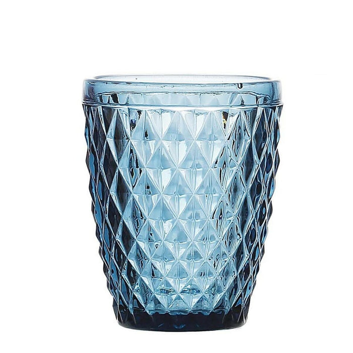 Glass La Mediterránea Sidari 270 ml Blue (48 Units)