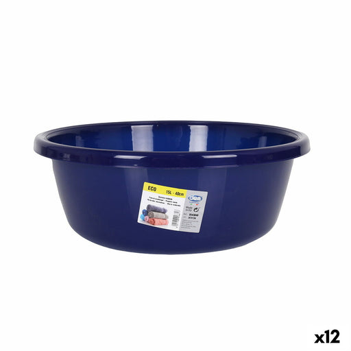 Washing-up Bowl Dem Eco Circular Blue 15 L 41 x 16 cm (12 Units)