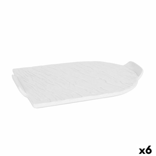 Snack tray Viejo Valle Altamira White Rectangular 28 x 19 x 3 cm (6 Units)