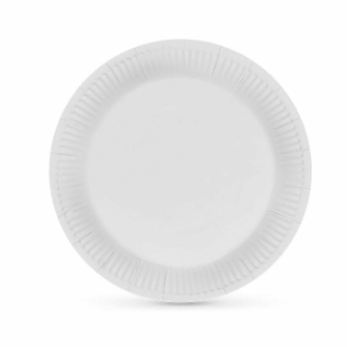 Plate set Algon Cardboard Disposable White (36 Units)