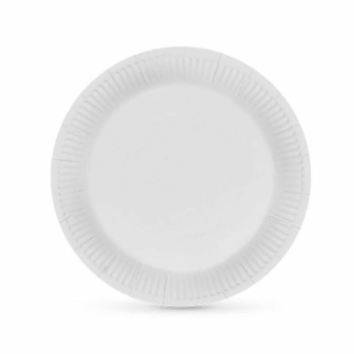 Plate set Algon Cardboard Disposable White (10 Units)