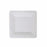 Plate set Algon Disposable White Cardboard Squared 18 cm (36 Units)