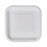 Plate set Algon Disposable White Cardboard Squared 23 cm (10 Units)
