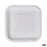 Plate set Algon Disposable White Cardboard Squared 23 cm (10 Units)