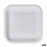 Plate set Algon Disposable White Cardboard Squared 26 cm (36 Units)