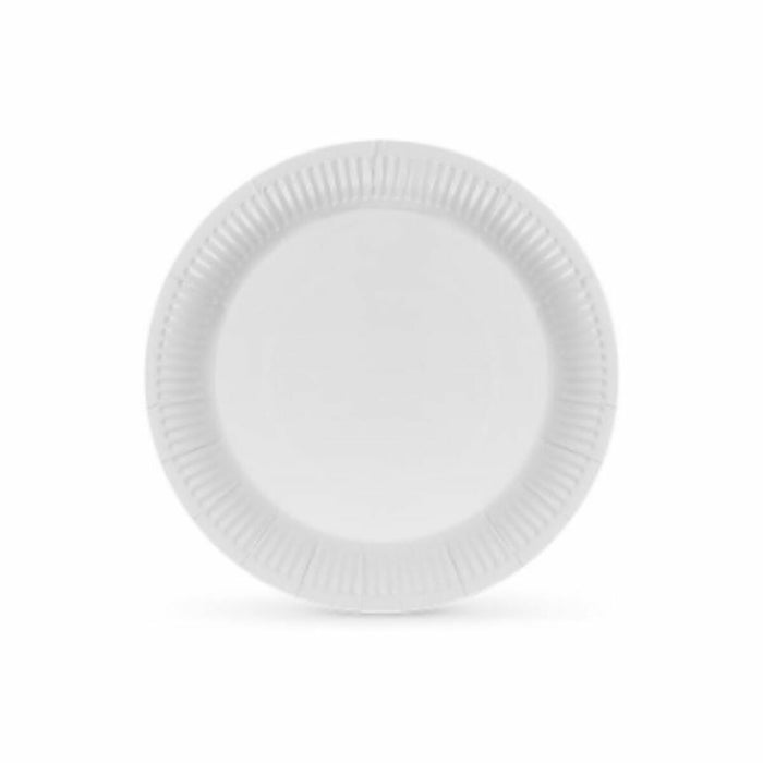 Plate set Algon Cardboard Disposable White (36 Units)