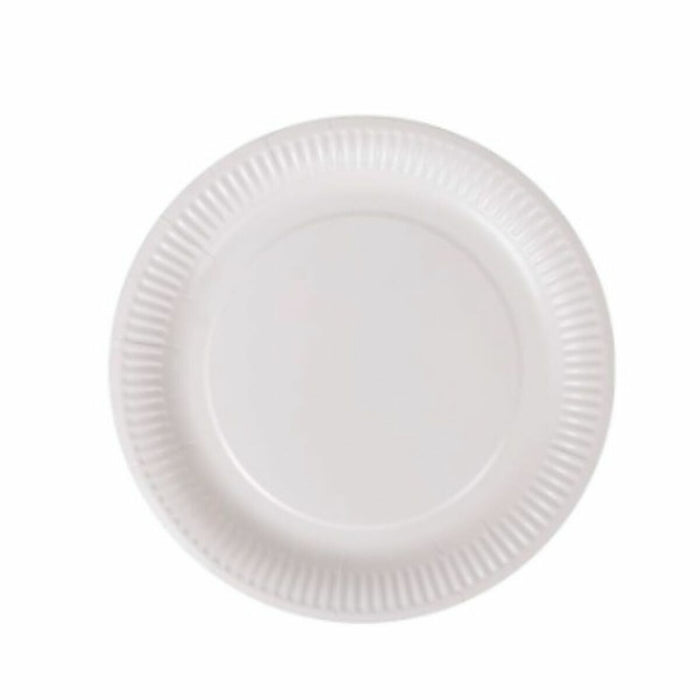 Plate set Algon Disposable White Cardboard 23 cm (36 Units)