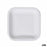 Plate set Algon Disposable White Cardboard 20 cm (36 Units)