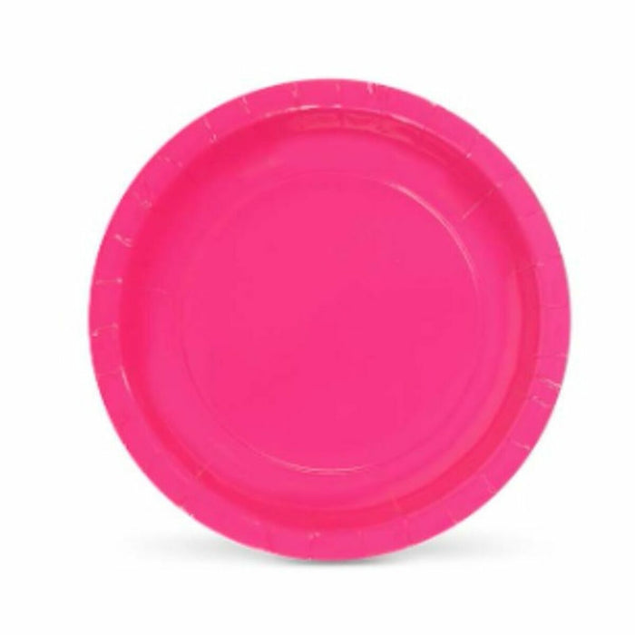 Plate set Algon Disposable Cardboard Fuchsia 20 x 20 x 1,5 cm (36 Units)