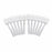 Reusable fork set Algon Transparent Plastic 36 Units