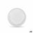 Set of reusable plates Algon White Plastic (36 Units)
