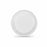 Set of reusable plates Algon White Plastic (24 Units)