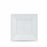 Set of reusable plates Algon White Plastic 18 x 18 x 1,5 cm (24 Units)