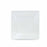 Set of reusable plates Algon White Plastic 23 x 23 x 2 cm (24 Units)