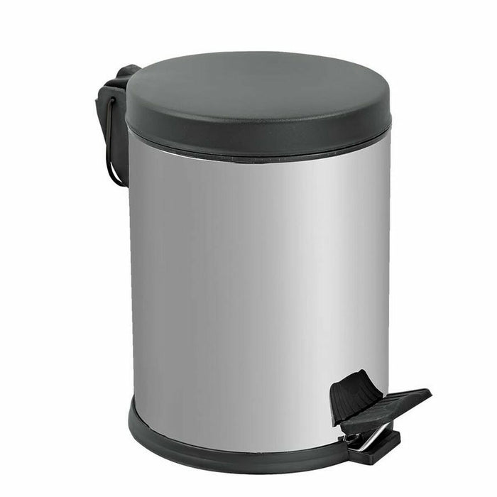 Pedal bin Confortime Silver Metal Plastic 12 L (4 Units)