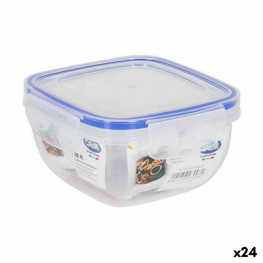 Hermetic Lunch Box Dem Squared 500 ml (24 Units)