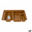Draining Rack for Kitchen Sink Quttin 39 x 52 cm (6 Units)