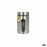 Jar Quttin Transparent Silver Glass Steel 1 L 10 x 10 x 17,5 cm (12 Units)