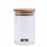 Transparent Glass Jar Quttin    6,5 x 11 cm Silicone 250 ml (24 Units)