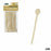 Set of Spoons Algon Cocktail Wood 24 Pieces (36 Units)