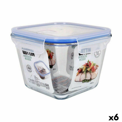 Hermetic Lunch Box Quttin   Squared 1,8 L 18 x 18 x 13 cm (6 Units)