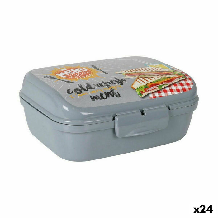 Sandwich Box Titiz Plastic 1 L 16 x 12 x 6,5 cm (24 Units)