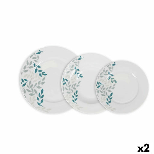 Dinnerware Set La Mediterránea Palermo Circular 12 Pieces (2 Units)