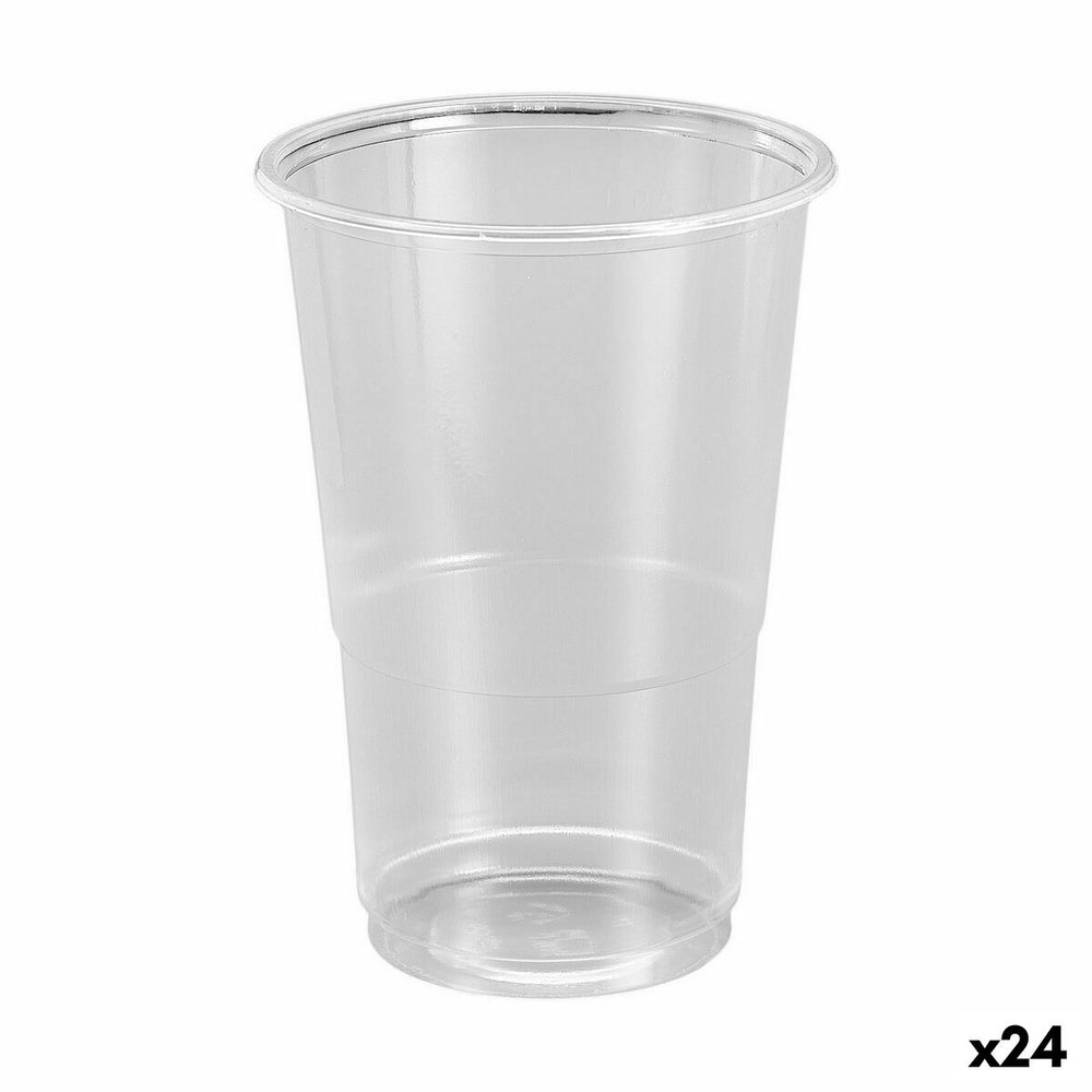 Set of reusable glasses Algon Transparent 50 Pieces 300 ml (24 Units)