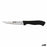 Serrated Knife Quttin Kasual Black Silver 22 x 2 x 1,5 cm (48 Units)