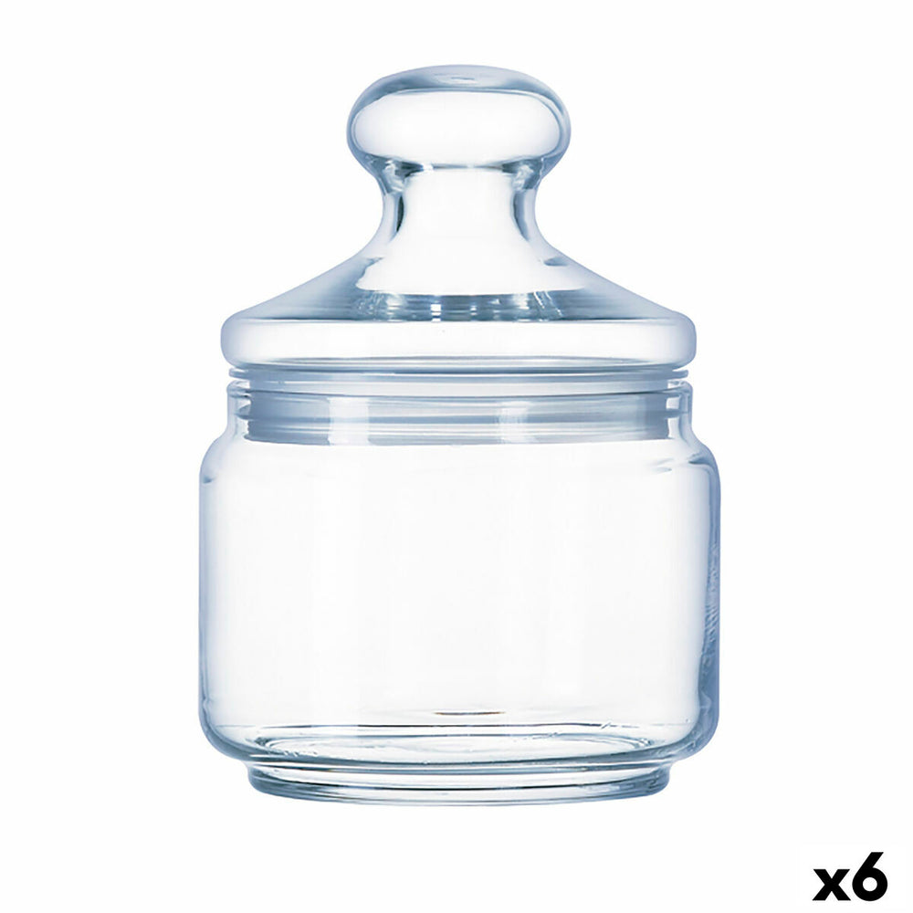 Jar Luminarc Club Transparent Glass (500 ml) (6 Units)