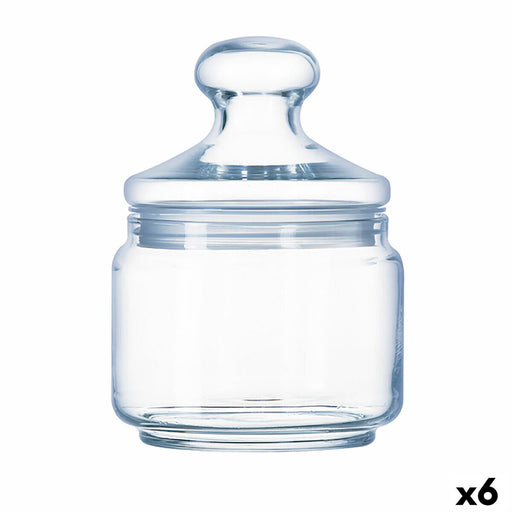 Jar Luminarc Club Transparent Glass (500 ml) (6 Units)