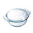 Oven Dish Pyrex Classic Vidrio With lid Transparent Glass 33 x 26 x 12 cm (3 Units)