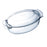 Oven Dish Pyrex Classic With lid Oval 39 x 23 x 15 cm Transparent Glass (3 Units)