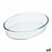 Oven Dish Pyrex Classic Vidrio Oval Transparent Glass 40 x 28 x 7 cm (4 Units)