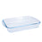 Oven Dish Pyrex Classic Vidrio Rectangular Transparent Glass 35 x 23 x 6 cm (6 Units)