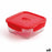 Hermetic Lunch Box Luminarc Pure Box Red 1,22 L Glass (6 Units)