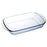 Oven Dish Ô Cuisine   Rectangular 32 x 20 x 6 cm Transparent Glass (7 Units)