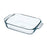 Oven Dish Pyrex Irresistible Rectangular Transparent Glass 6 Units 27,5 x 16,9 x 6 cm