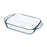 Oven Dish Pyrex Irresistible Rectangular Transparent Glass 6 Units 31,5 x 19,7 x 6,4 cm