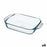 Oven Dish Pyrex Irresistible Rectangular Transparent Glass 6 Units 31,5 x 19,7 x 6,4 cm