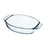 Serving Platter Pyrex Irresistible Oval 30,3 x 20,8 x 6,8 cm Transparent Glass (4 Units)