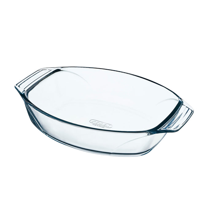 Serving Platter Pyrex Irresistible Oval 30,3 x 20,8 x 6,8 cm Transparent Glass (4 Units)